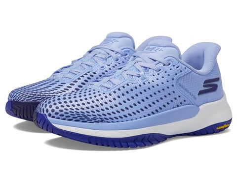 Skechers Womens Skechers Viper Court Elite Light/Blue 7.5 Medium