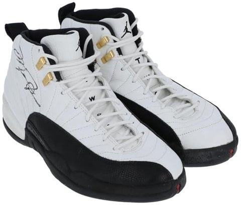 Michael Jordan Game Used Twice Signed 1997 Air Jordan Sneakers PSA DNA & MEARS - Autographed NBA Sneakers