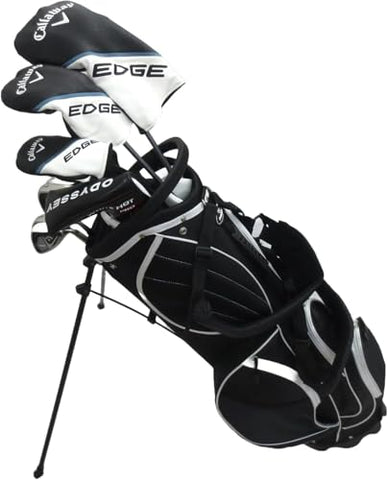 Mens Callaway Complete Golf Set - Clubs Driver, Fairway Wood, Hybrid, Irons, Putter Stand Bag Reg Flex
