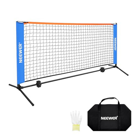 NEEWER 6ft Pickleball Net, Small Portable Foldable Driveway Equipment Accessories for Indoor Outdoor Pickle Ball Training & Practice, No Tools Required, PB01N