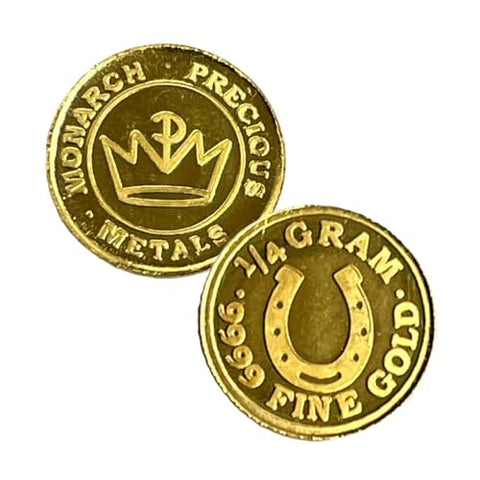 1/4 Gram .9999 Fine Gold – Lucky Horseshoe Design (Sealed in Capsule)