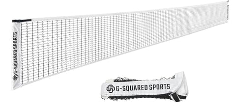 G-SQAURED Pickleball Replacement Net 22ft x 3ft - Indoor/Outdoor Use, Fits Most Free-Standing Pickle Ball Frames(Net Only)
