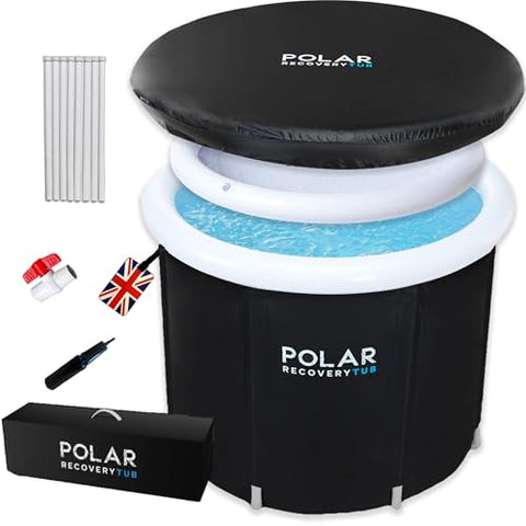 Polar Recovery Tub/Portable Ice Bath for Cold Water Therapy Training/Cold Plunge tub for Athletes - Adult Spa for Ice Baths and Soaking