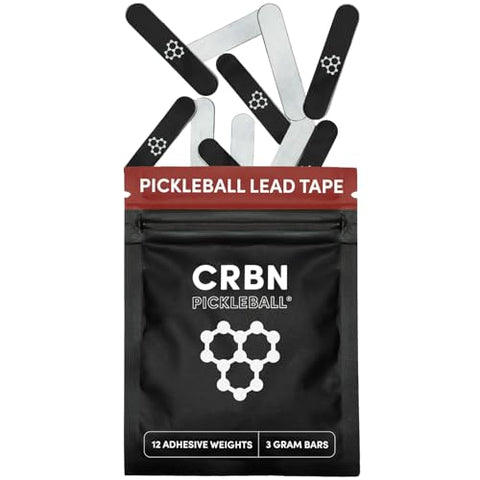 CRBN Pickleball - Lead Tape - Extra Strength 3M Adhesive - 3g Lead Tape for Pickleball Paddles - Customize Paddle Weight to Your Play Style