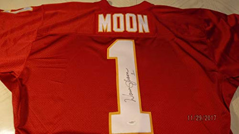 Warren Moon (Rare) Signed Chiefs Jersey -JSA Authenticated