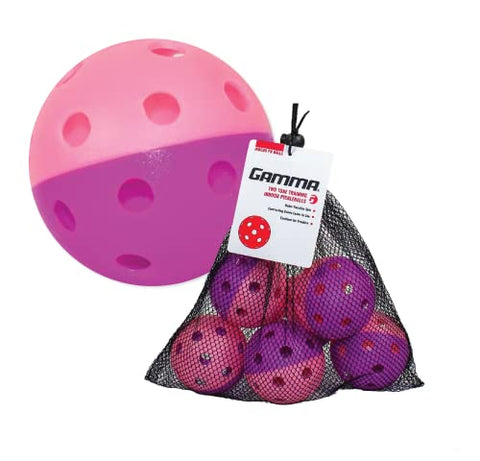 Two Tone Recreation Training Indoor Pickleball 6/Pk