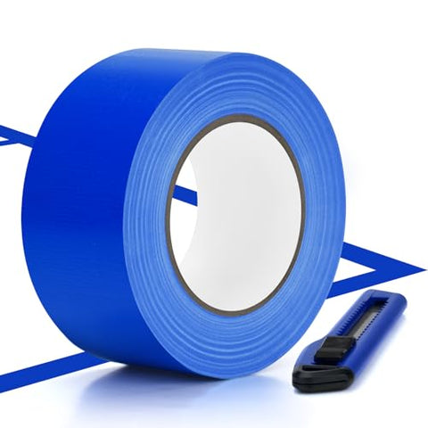 Hear XSUS 2” x 230FT Outdoor Pickleball Court Tape - Indoor Durable Floor Tape and Tape Cutter for Creating and Marking Court Boundaries, Ideal for Pickleball Enthusiasts. (Style)