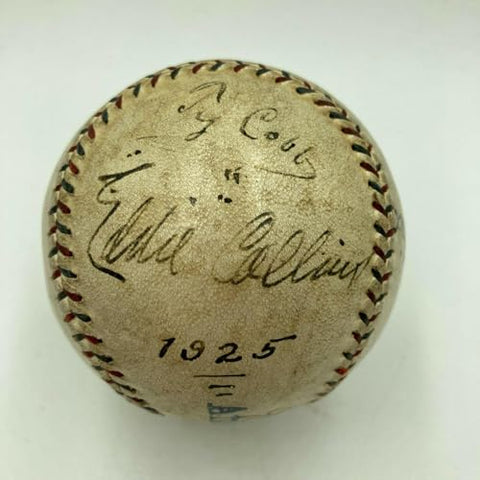 The Finest Babe Ruth Ty Cobb Walter Johnson 1925 HOF Signed Baseball PSA DNA - Autographed Baseballs