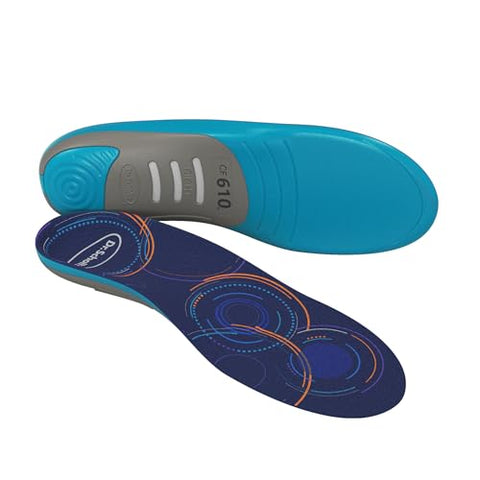 Dr. Scholl's Custom FiT Comfort – Plantar Fasciitis Insoles, Orthotics Shoe Inserts with Arch Support for Men & Women, Suitable for 220+ lbs, Stay on Your Feet All-Day with Optimum Cushioning, CF610