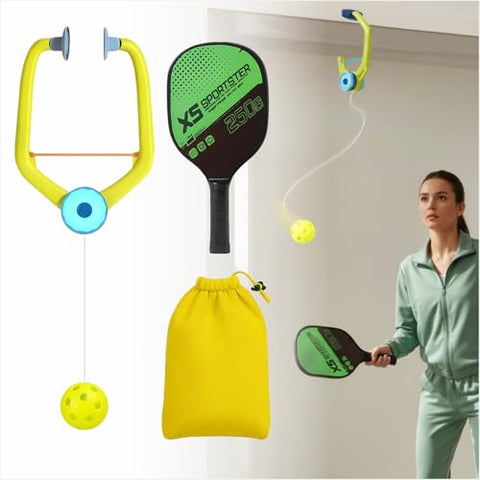 asdmm Pickleball Trainer Rebounder for Solo & Group Practice, Improve Reaction & Coordination, Easy Setup, 1 Set