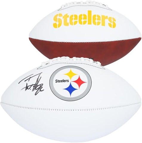 T.J. Watt Pittsburgh Steelers Autographed Franklin Panel Football - Autographed Footballs