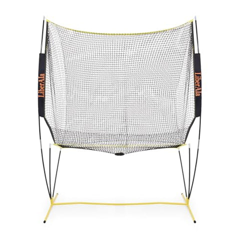 LiberAla Portable Pickleball Net & Ball Collector ,Smart Recycling Net for Pickle Ball, Tennis, Baseball Practice Equipment ,Collapsible Pickleball Trainer for Indoor/Outdoor