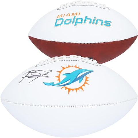 Tua Tagovailoa Miami Dolphins Autographed Franklin Panel Football - Autographed Footballs