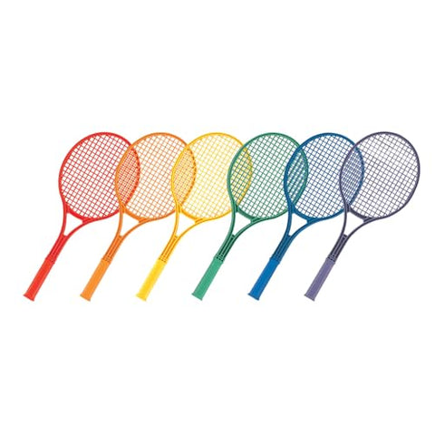 Champion Sports 21-Inch Plastic Tennis Racquet Set Assorted Colors
