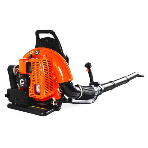 Backpack Blower Gas Powered, 4-HP 2-Cycle 66CC Engine, Gas Leaf Blower, 880 CFM & 320 MPH, Backpack Leaf Blower for Heavy Duty Lawn Care, Wet Leaf & Debris Clean