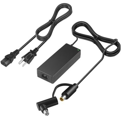 24V 180W Charger Power Supply Adapter with DC7909 + DC8020 for Jackery/BLUETTI/Anker/GRECELL/Goal Zero Yeti Portable Power Station Solar Generator 167Wh 240Wh 293Wh 518Wh Lithium Battery Power Cord