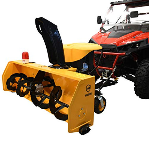 M Massimo Motor 60" Wide 420cc Gas Engine, Electric Start, 2-Stage Self Propelled Snow Blower Attachment (UTV/ATV Not Included)