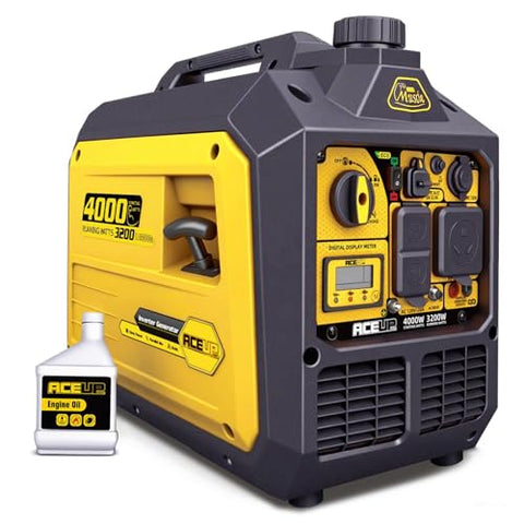 Aceup Energy 4000 Watt Inverter Generator Portable 149cc, Gas Powered Generator Quiet for Home, RV-Ready, EPA Compliant
