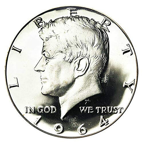 1964 P, D Kennedy Half Dollar 90% Silver 2 Coin Set Half Dollar Seller Uncirculated