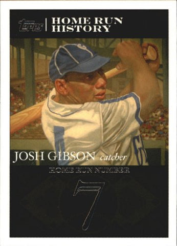2007 Topps Gibson Home Run History Baseball Card #JG7 Josh Gibson