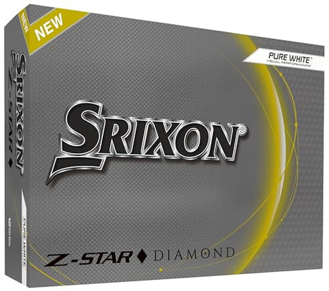Srixon Z-Star Diamond Golf Balls, Diamond 2, White