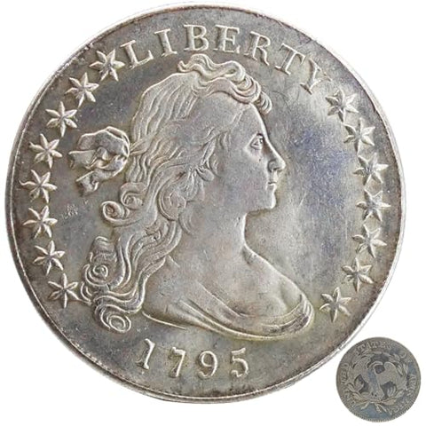 1795 Liberty of The Americas Peace Coin Replica Set with Exquisite Relief Design - Rare Antique American Silver Dollar Collector's Item, Historical Coin Enthusiast Gift, Artistic Souvenir(1PCS