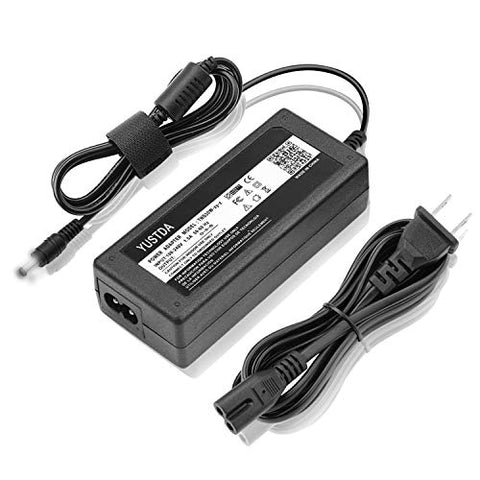 Yustda New AC/DC Adapter Replacement for Anker A1720 521 200W/256Wh Portable Power Station Solar Generator Backup Battery LiFePO4 11-28V 5.5A 65W Power Supply Cord Cable Battery Charger Mains PSU