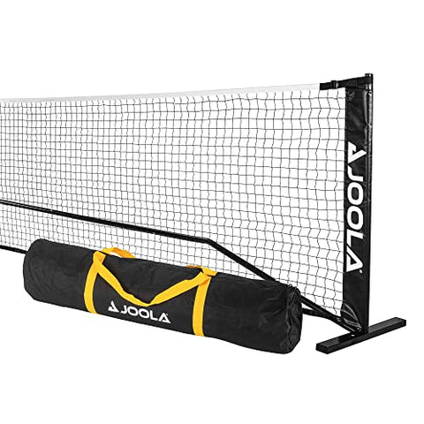 JOOLA Elemental Pickleball Net - Regulation Height 36" Posts & 34" Center, USAPA Recommended 22' Length - Steel Frame & Durable Net, Portable Pickleball Net Includes Carry Bag, Quick & Easy Assembly