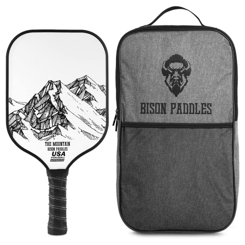 Bison Paddles: Carbon Graphite Pickleball Paddles - Lightweight Pickleball Rackets | Honeycomb Composite Core Improves Pickle Ball Placement and Increases Power | Durable Unibody Construction