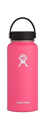 Hydro Flask 32 oz Water Bottle | Stainless Steel & Vacuum Insulated | Wide Mouth with Leak Proof Flex Cap | Watermelon