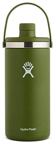 Hydro Flask 128 oz Oasis Water Jug | Stainless Steel & Vacuum Insulated | Leak Proof Cap | Olive