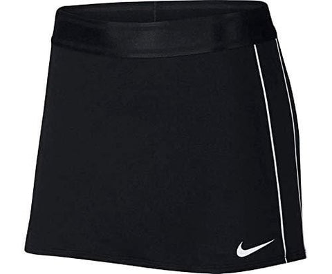 NIKE Women's NikeCourt Dri-FIT Tennis Skirt (Black/White, Small)