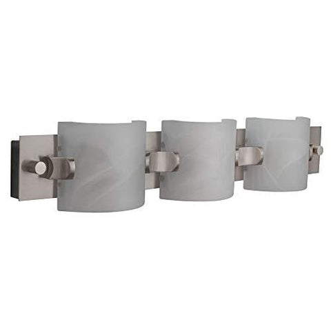 RecPro 18" RV Vanity Light 12V LED Satin Nickel