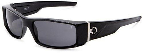 Spy Optic Hielo Polarized Sunglasses,Shiny Black Frame/Grey Lens,one size