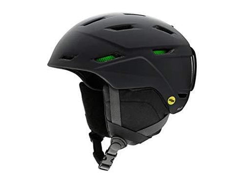 Smith Optics Mission-Mips Adult Ski Snowmobile Helmet - Matte Black/Large