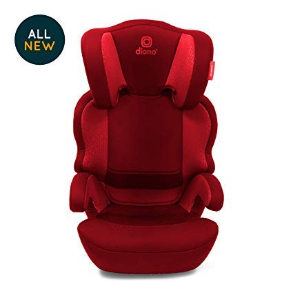 Diono Everett NXT Fix High Back Booster Seat, Red