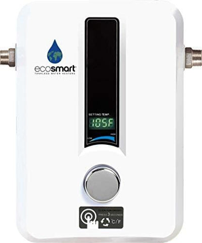 EcoSmart 8 KW Electric Tankless Water Heater, 8 KW at 240 Volts with Patented Self Modulating Technology