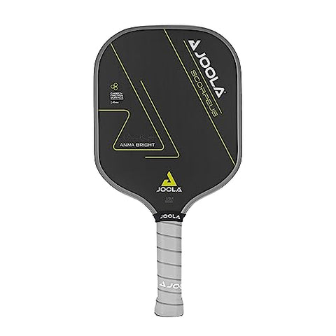 JOOLA Anna Bright Scorpeus Pickleball Paddle w/Charged Surface Technology for Increased Power & Feel - Fully Encased Carbon Fiber Pickleball Paddle w/Larger Sweet Spot - USAPA Approved. 14mm