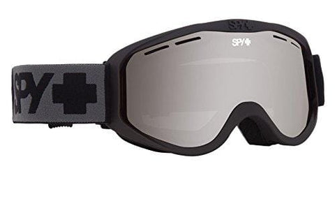 Spy Optic Cadet 313347374207 Snow Goggles, One Size (Matte Black Frame/Silver Lens)