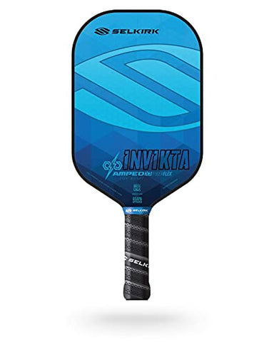 Selkirk Amped Pickleball Paddle | Fiberglass Pickleball Paddle with a Polypropylene X5 Core | Pickleball Rackets Made in The USA | 2021 Invikta Lightweight Sapphire Blue |