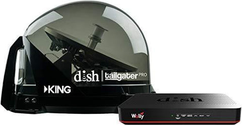KING DTP4950 DISH Tailgater Pro Bundle - Premium Portable/Roof Mountable Satellite TV Antenna and DISH Wally HD Receiver