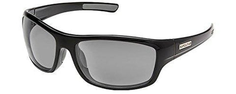 Suncloud Cover Polarized Sunglasses, Black, Gray