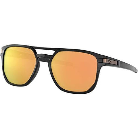 Oakley Men's Latch Beta Sunglasses,OS,Polished Black/Prizm Rose Gold