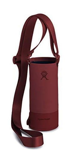 Hydro Flask Tag Along Bottle Sling | Adjustable Length & Waterproof Pocket | Fits 12, 18, 21, and 24 oz Standard Mouth Bottles | Small, Brick