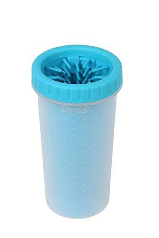 Dexas MudBuster Portable Dog Paw Cleaner, Large, Blue