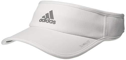 adidas Women's Superlite Performance Visor, White/Light Onix, One Size