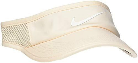 Nike Aerobill Featherlight Visor Tennis Visor - Light Peach/White