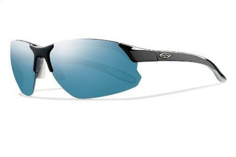 Smith Optics Parallel D Max Sunglass Black White Frame /Blue Mirror,Ignitor,Clear Lenses