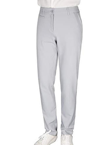 Bakery Women's Golf Pants Stretch Straight Lightweight Breathable Chino Pants Size 14 Grey