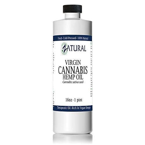 Hemp Oil Anti-Inflammatory_Pain Relief_100% Pure_Cold Pressed_High Vegan Omegas 3 & 6_No Fillers or Additives, Therapeutic Grade (16 Ounce)